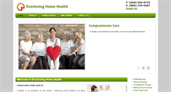 Desktop Screenshot of everlovinghomehealth.com